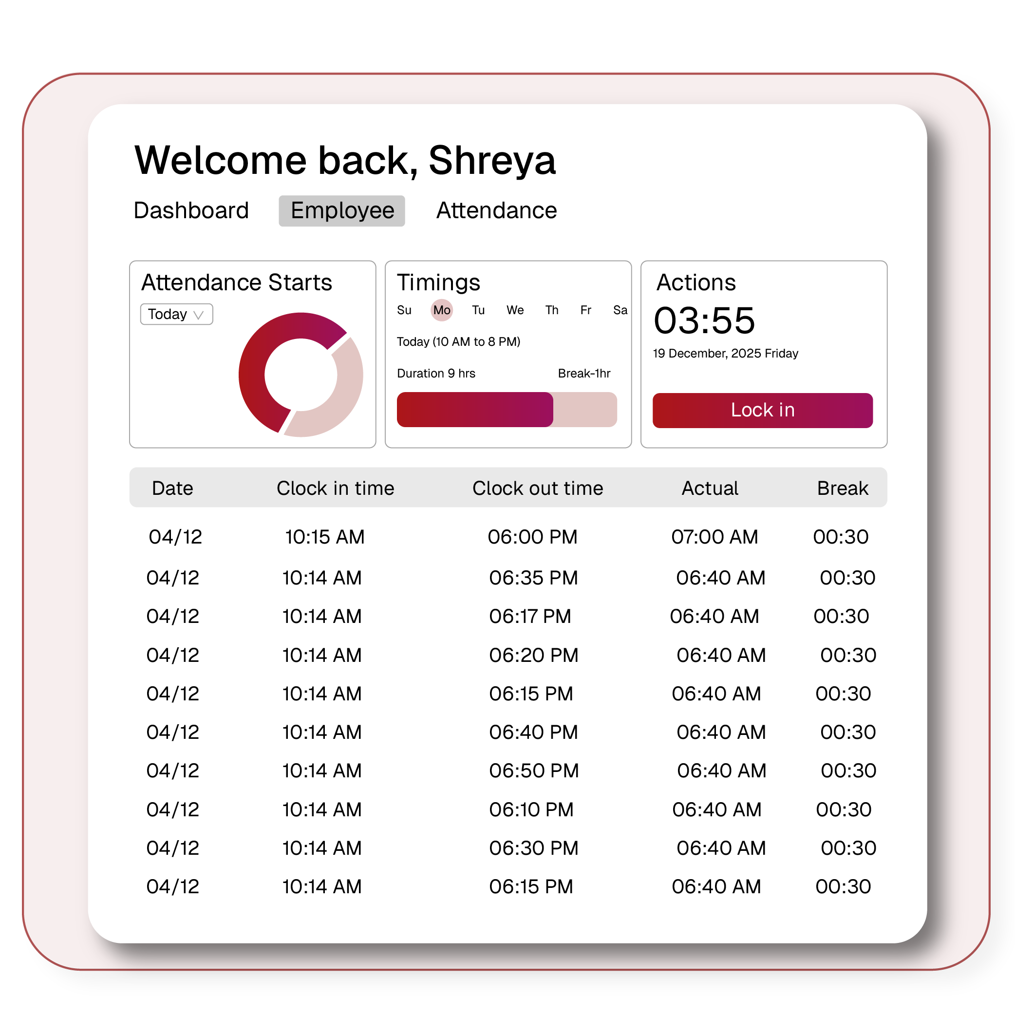 Detailed Timesheet Reports